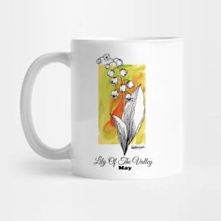 May Birth flower - Lily of the Valley Mug